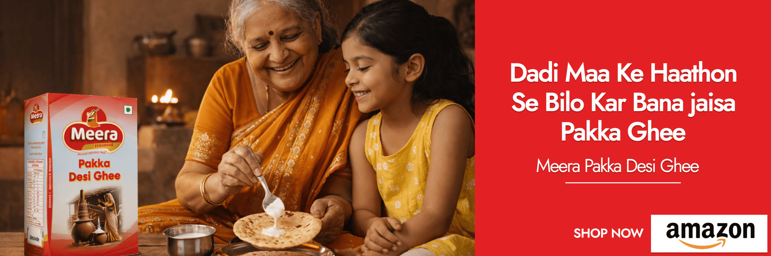 Meera Pakka Ghee Banner